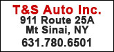 T&S Auto Inc. Sponsorship Banner